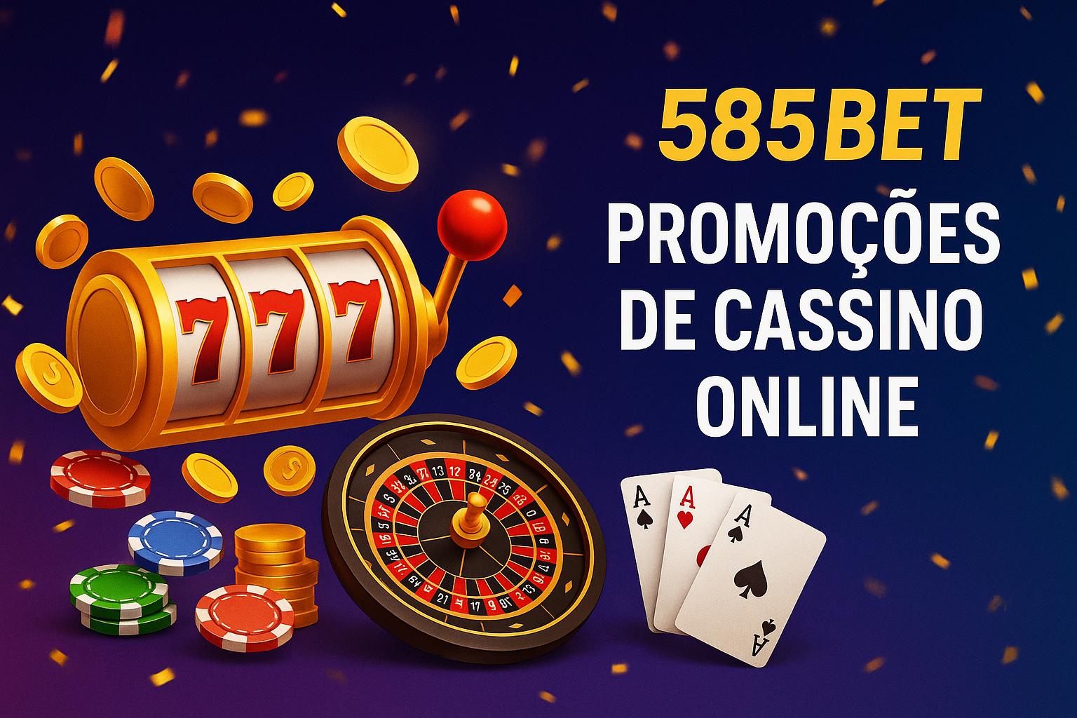 O bônus promocional 585BET é uma ótima maneira de começar sua aventura